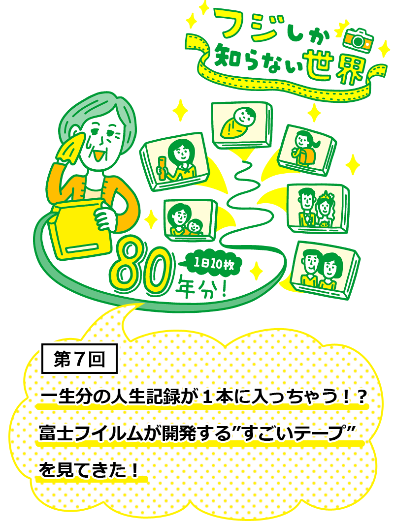 フジしか知らない世界 | 富士フイルム